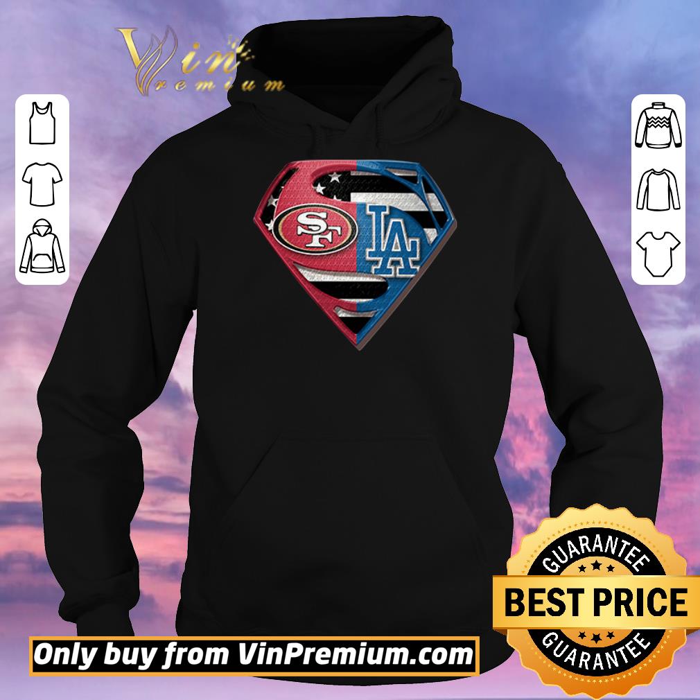 e6426cad official nice superman san francisco 49ers vs los angeles dodgers shirt sweater 4 - Official Nice Superman San Francisco 49ers vs Los Angeles Dodgers shirt sweater