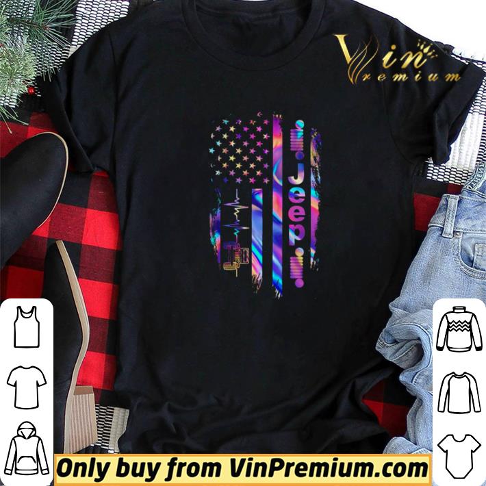 Hologram American flag shirt sweater Hologram American flag shirt sweater
