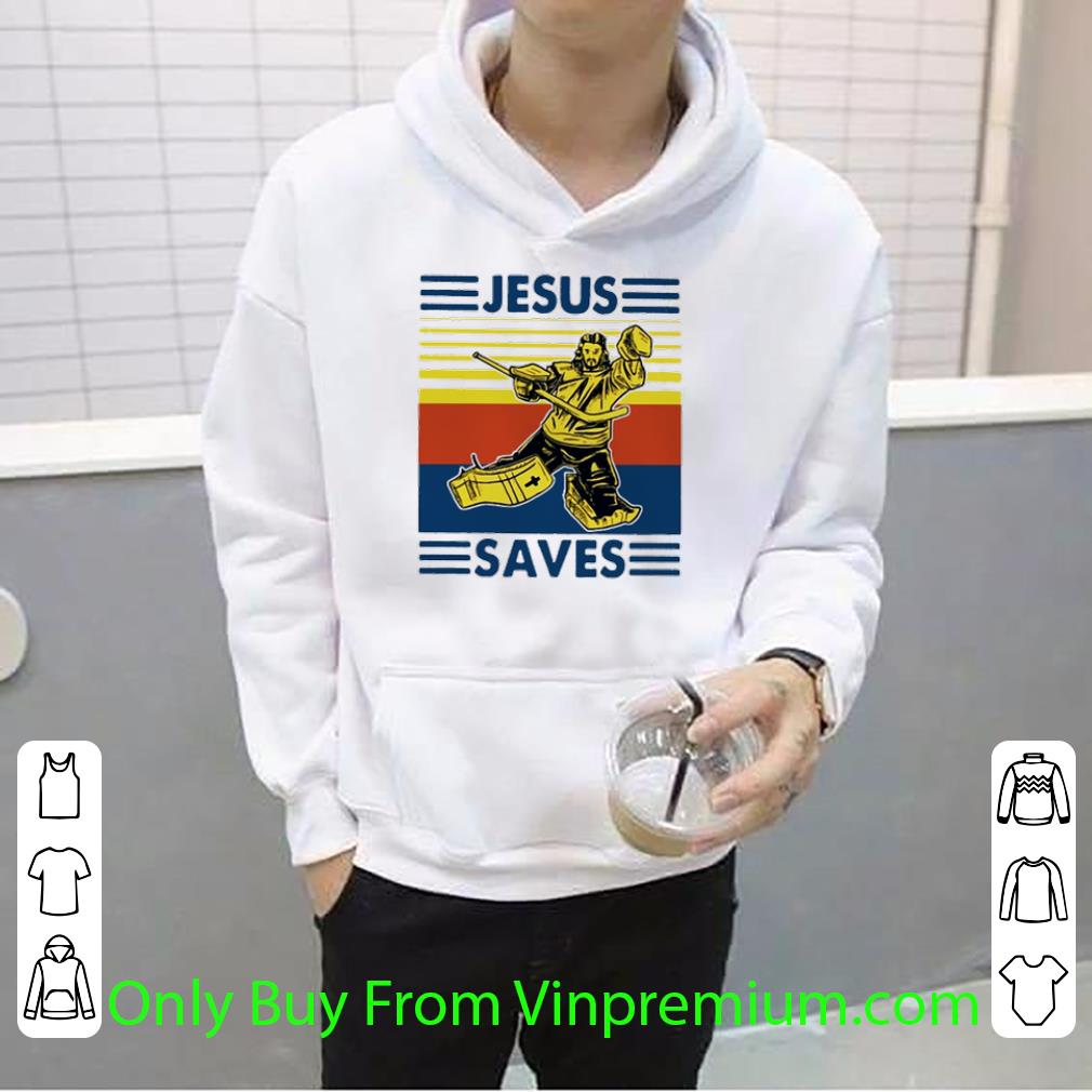 e7fc0583 pretty vintage player hockey jesus saves shirt 4 - Pretty Vintage Player Hockey Jesus Saves shirt