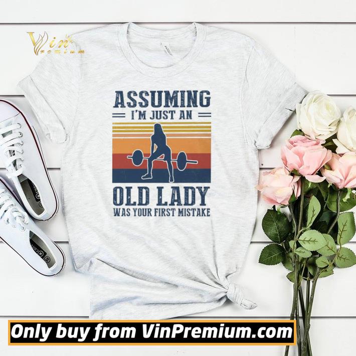 Awesome Weightlifting assuming i’m just an old lady was your first mistake shirt sweater ebca9c08 awesome weightlifting assuming i m just an old lady was your first mistake shirt sweater 4 - Awesome Weightlifting assuming i’m just an old lady was your first mistake shirt sweater