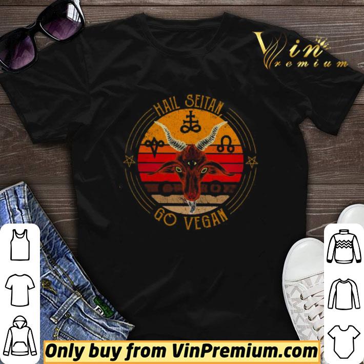 Hail seitan go vegan vintage shirt sweater
