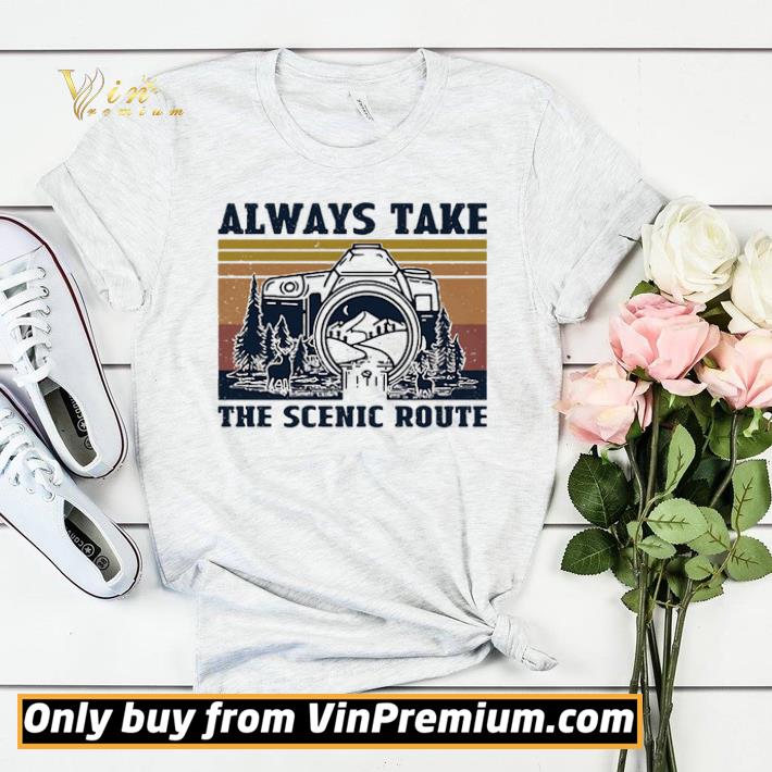 eddc1cc0 funny retro navy always take scenic route photography vintage shirt sweater 4 - Funny Retro navy always take scenic route photography vintage shirt sweater