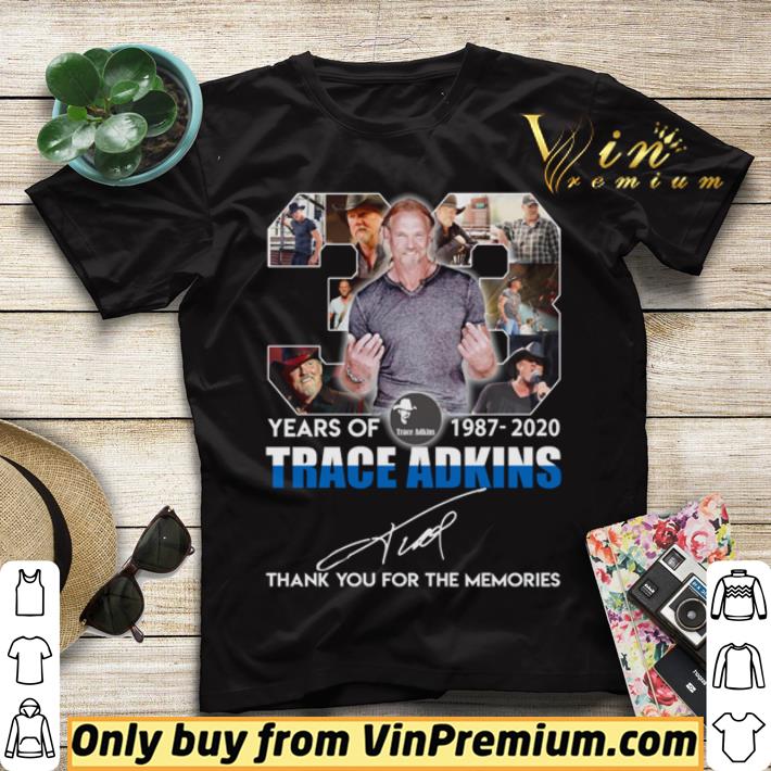 ef30521b 33 years of trace adkins 1987 2020 signature thank you for the memories shirt sweater 4 - 33 Years of Trace Adkins 1987 2020 signature thank you for the memories shirt sweater