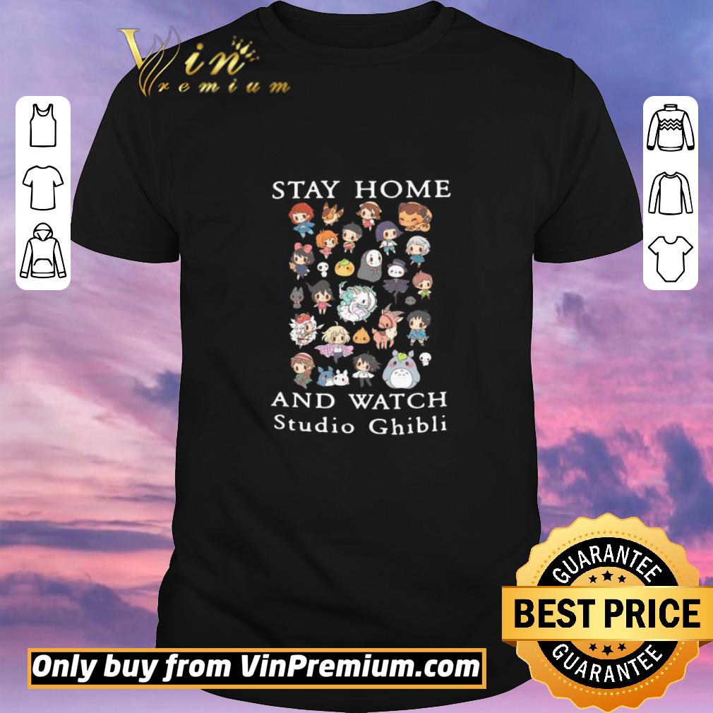 Pretty Totoro Chihiro Stay Home And Watch Studio Ghibli shirt sweater