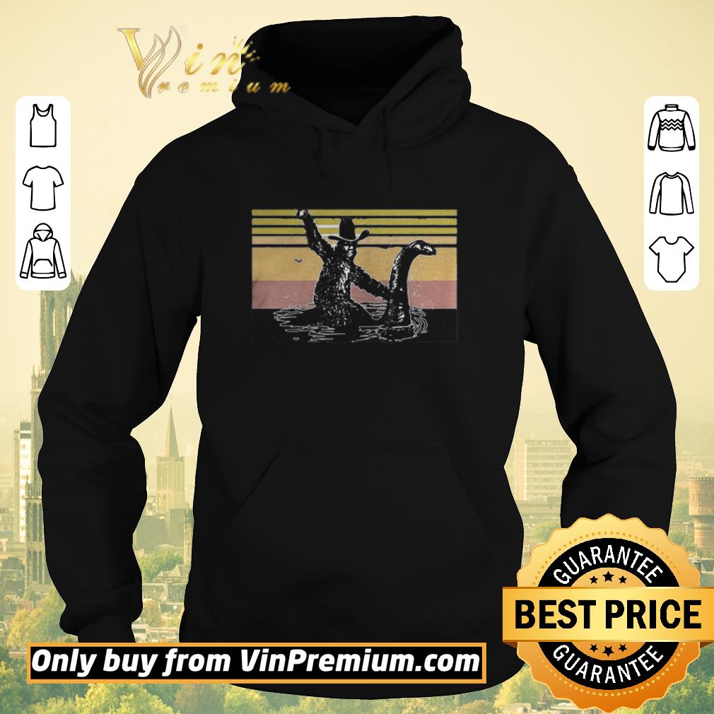 f441341b official bigfoot riding loch ness monster vintage shirt sweater 4 - Official Bigfoot Riding Loch Ness Monster Vintage shirt sweater