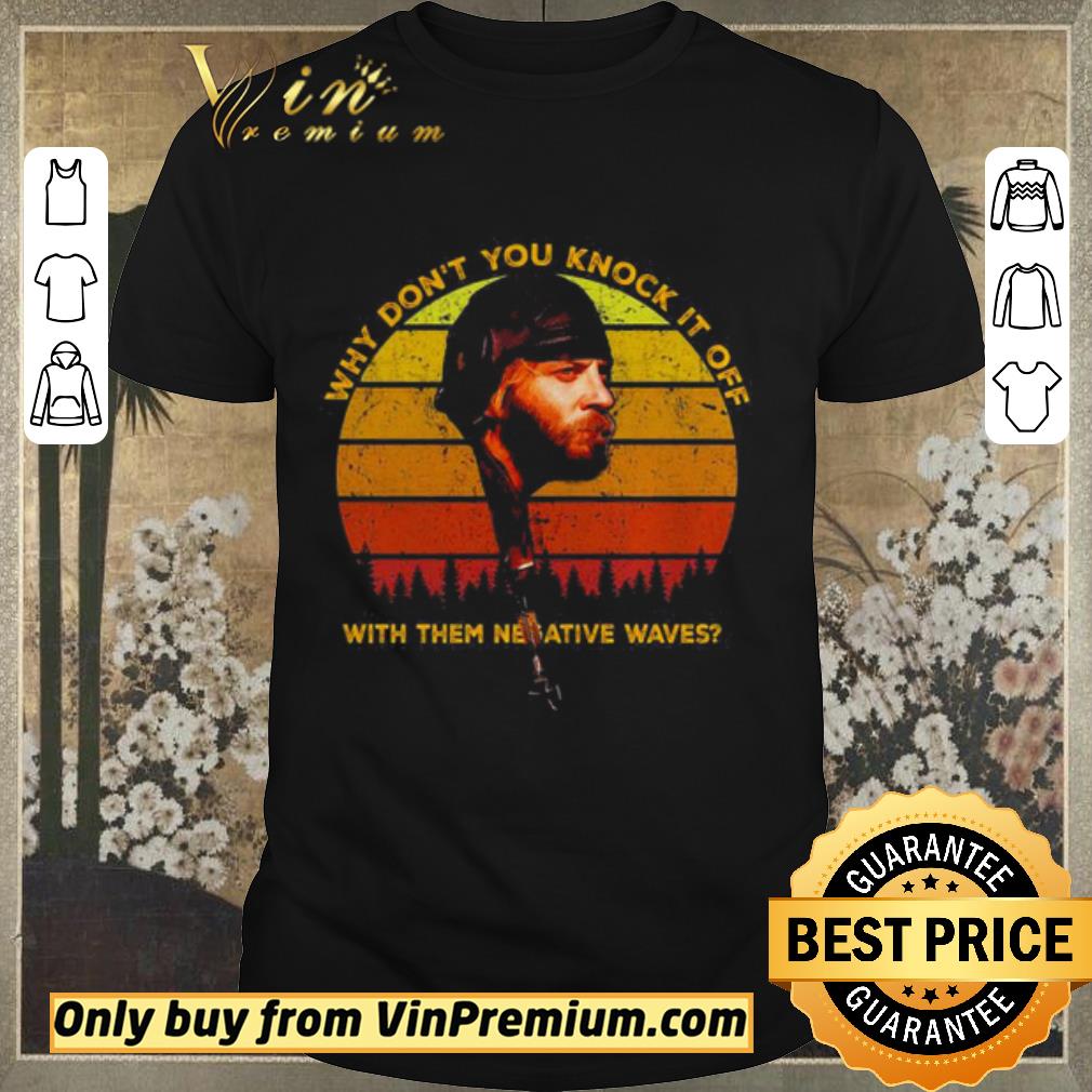 Awesome Sgt. Oddball why don’t you knock it off with them negative waves sunset shirt sweater