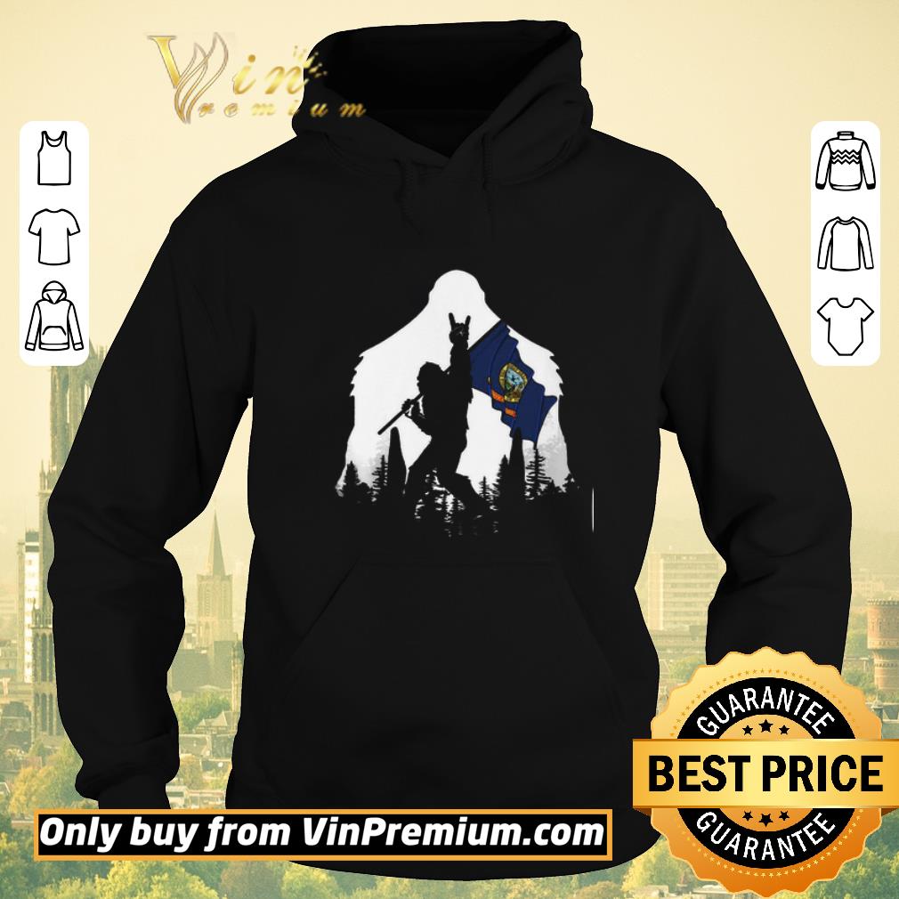 ffc4733b premium bigfoot rock and roll idaho flag shirt sweater 4 - Premium Bigfoot Rock And Roll Idaho Flag shirt sweater