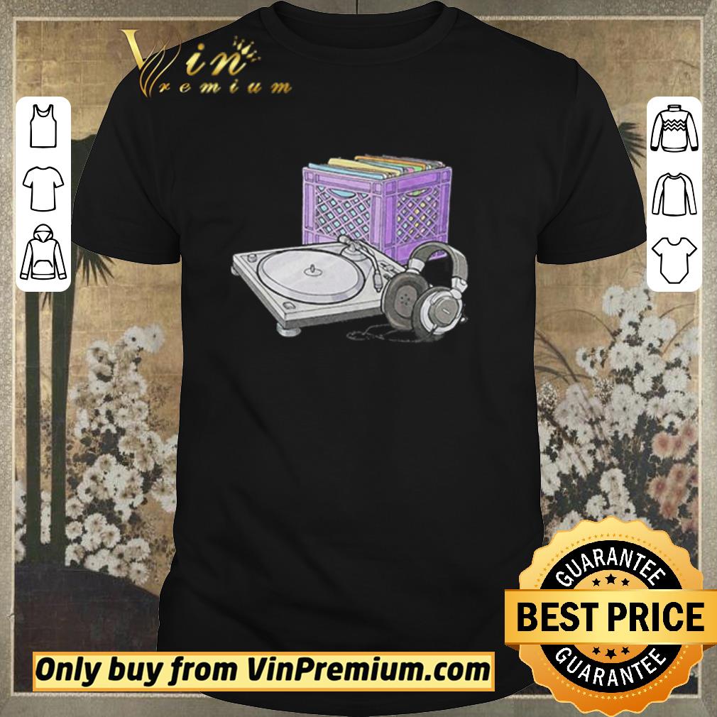 Nice DJ Turntables Disk And Headphone shirt sweater