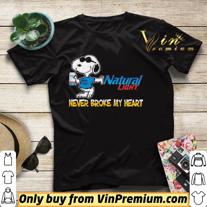 0374a997 snoopy natural light never broke my heart shirt sweater 4 - Snoopy Natural light never broke my heart shirt sweater