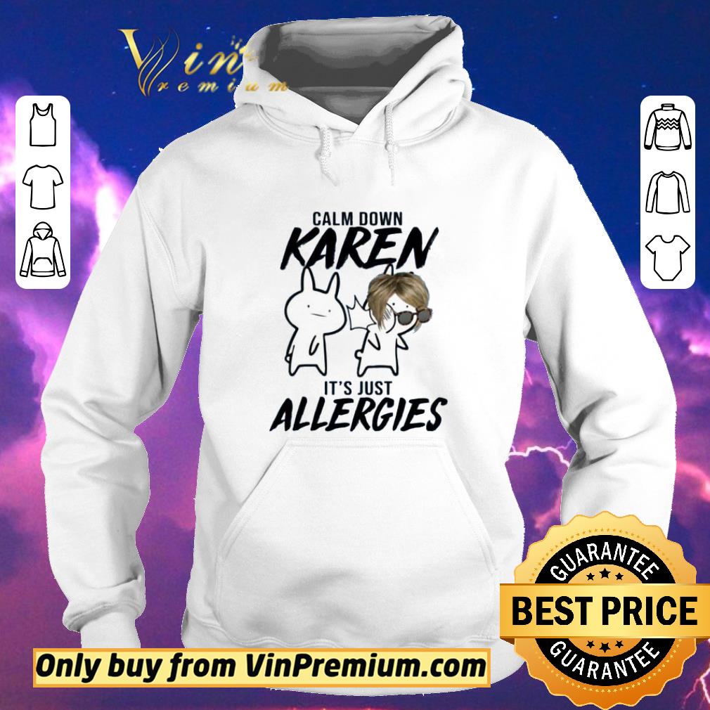05381ccb top calm down karen it s just allergies baki rabbit slap anime meme shirt sweater 4 - Top Calm Down Karen It’s Just Allergies Baki Rabbit Slap Anime Meme shirt sweater