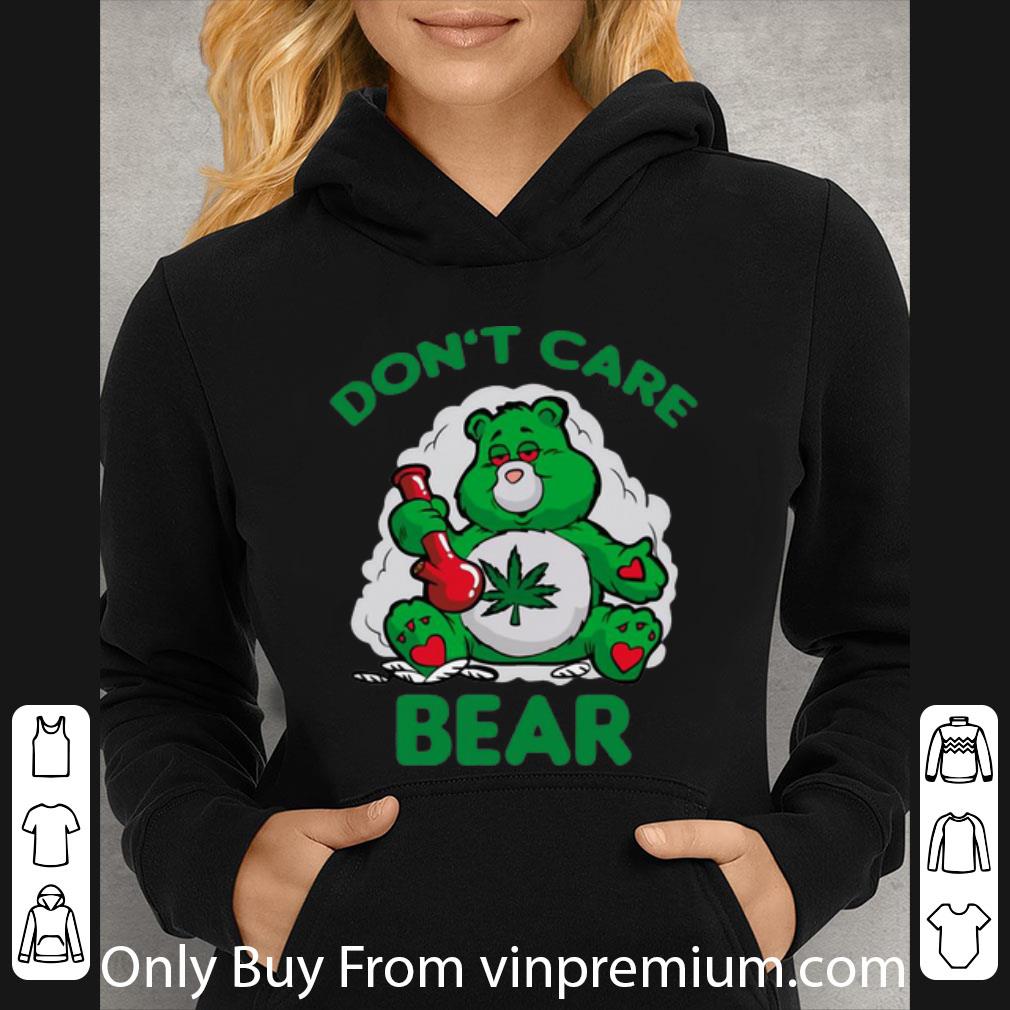 0578dace original don t care bear smoking weed shirt 4 - Original Don't Care Bear Smoking Weed shirt