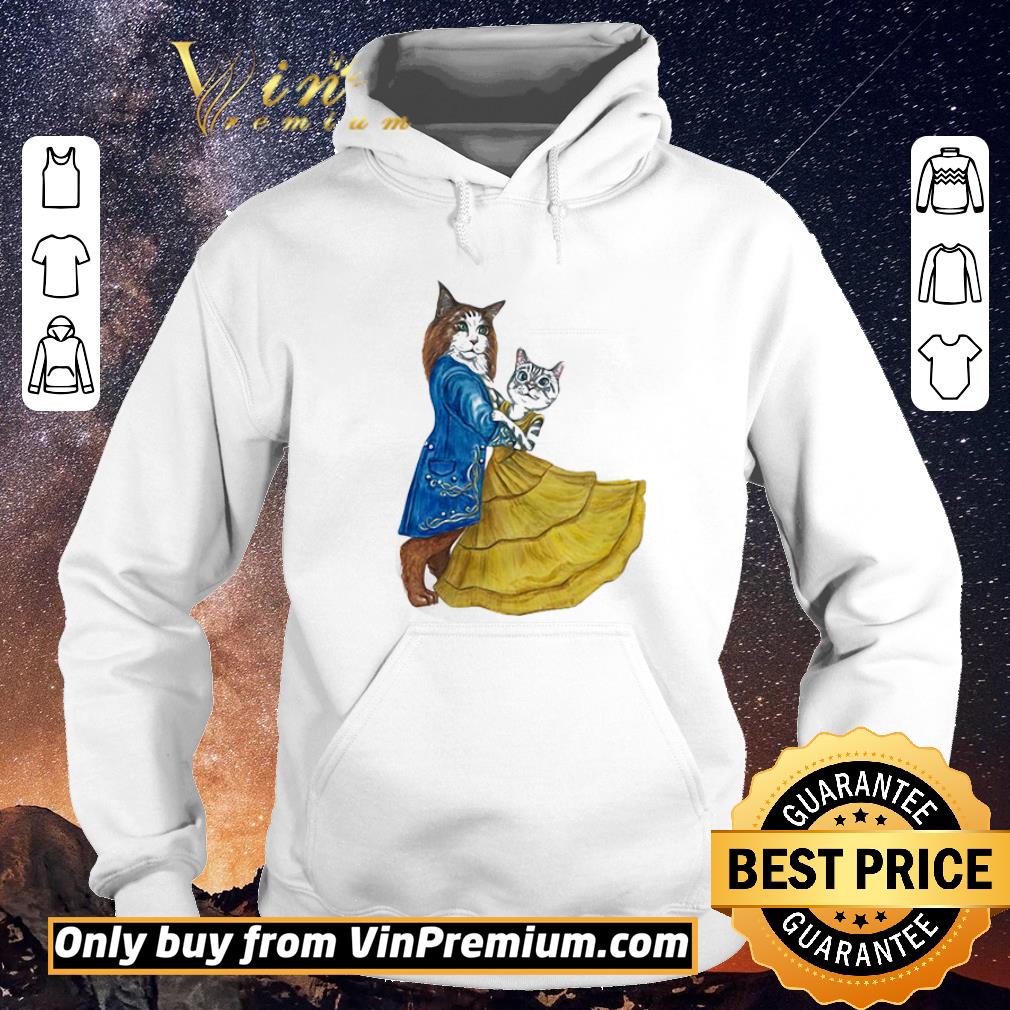 11defc80 funny beauty and the beast cat movie shirt sweater 4 - Funny Beauty and the beast cat movie shirt sweater