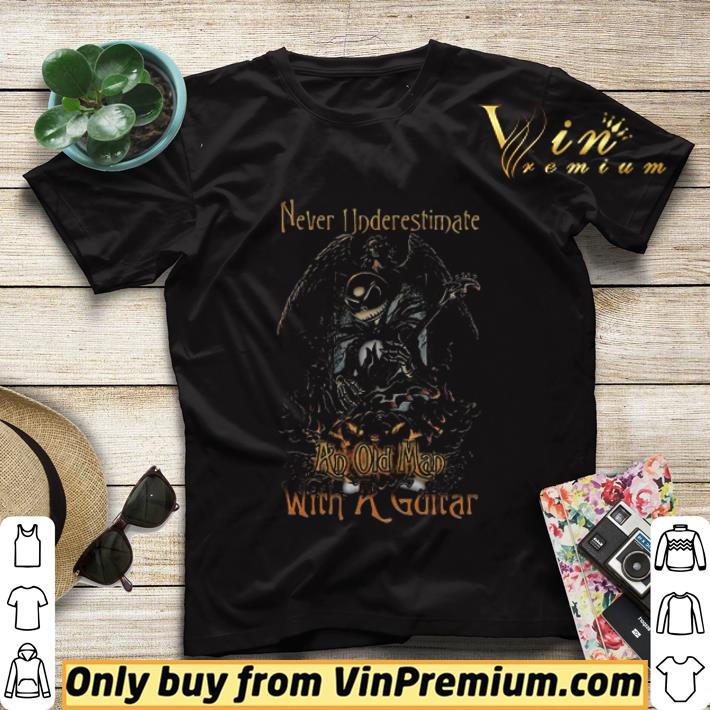 13e09e33 jack skellington nightmare never underestimate an old man with a guitar shirt sweater 4 - Jack Skellington Nightmare Never Underestimate An Old Man With A Guitar shirt sweater