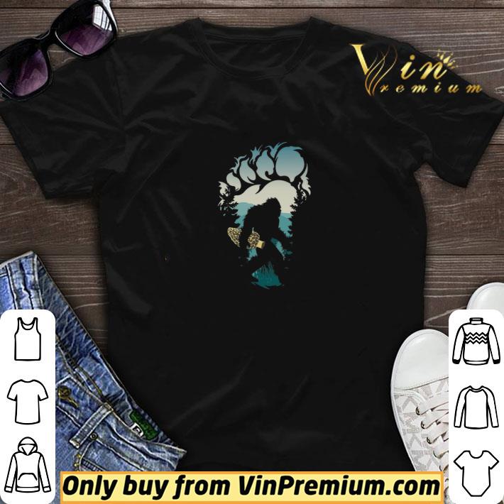 Bigfoot With Morek Mushroom Footprint shirt sweater