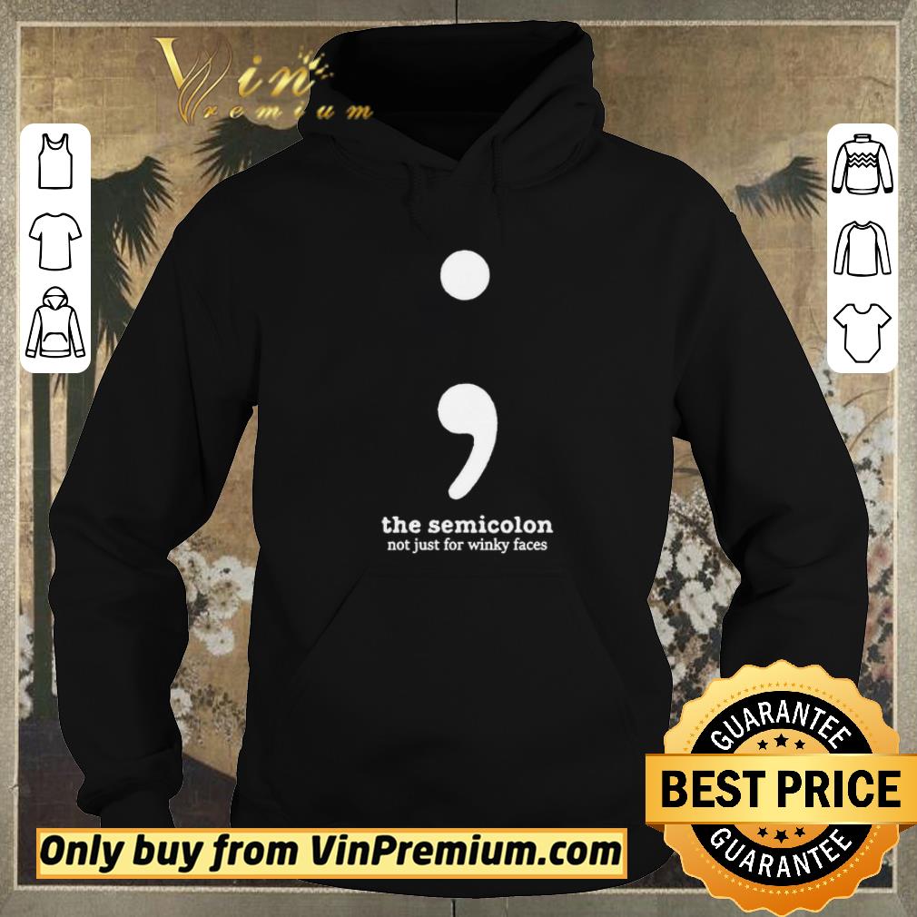 153ec1a3 official the semicolon not just for winky faces shirt sweater 4 - Official The semicolon not just for winky faces shirt sweater