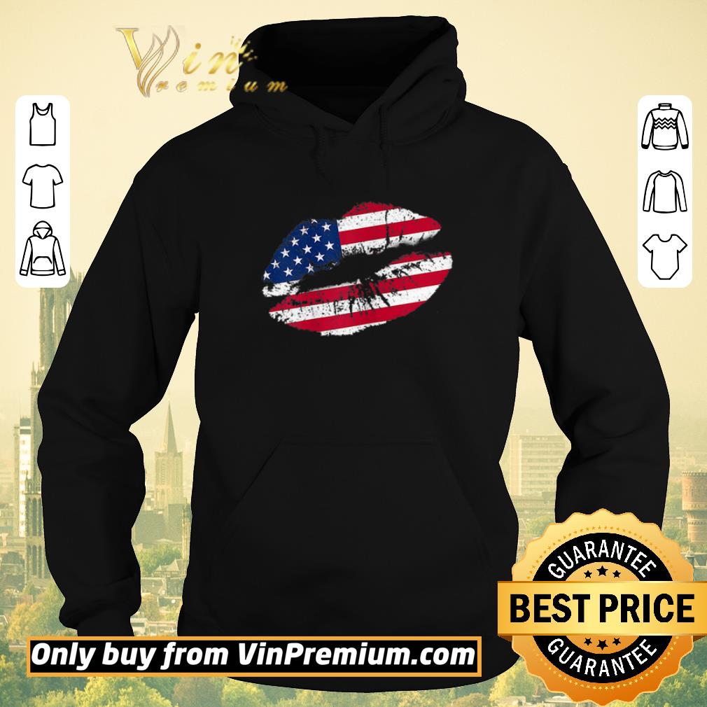 17e1d8be funny 4th of july kiss lips american flag shirt 4 - Funny 4Th Of July Kiss Lips American Flag shirt