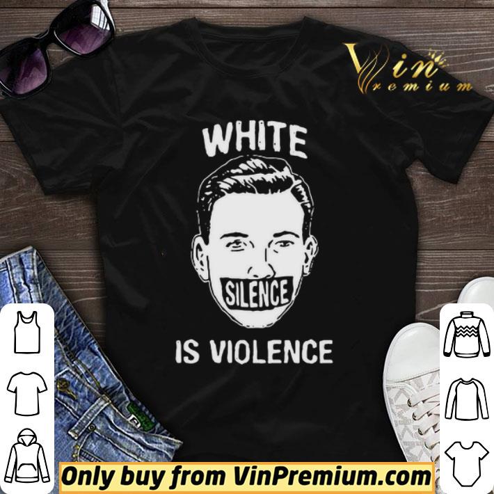 White silence is violence shirt sweater