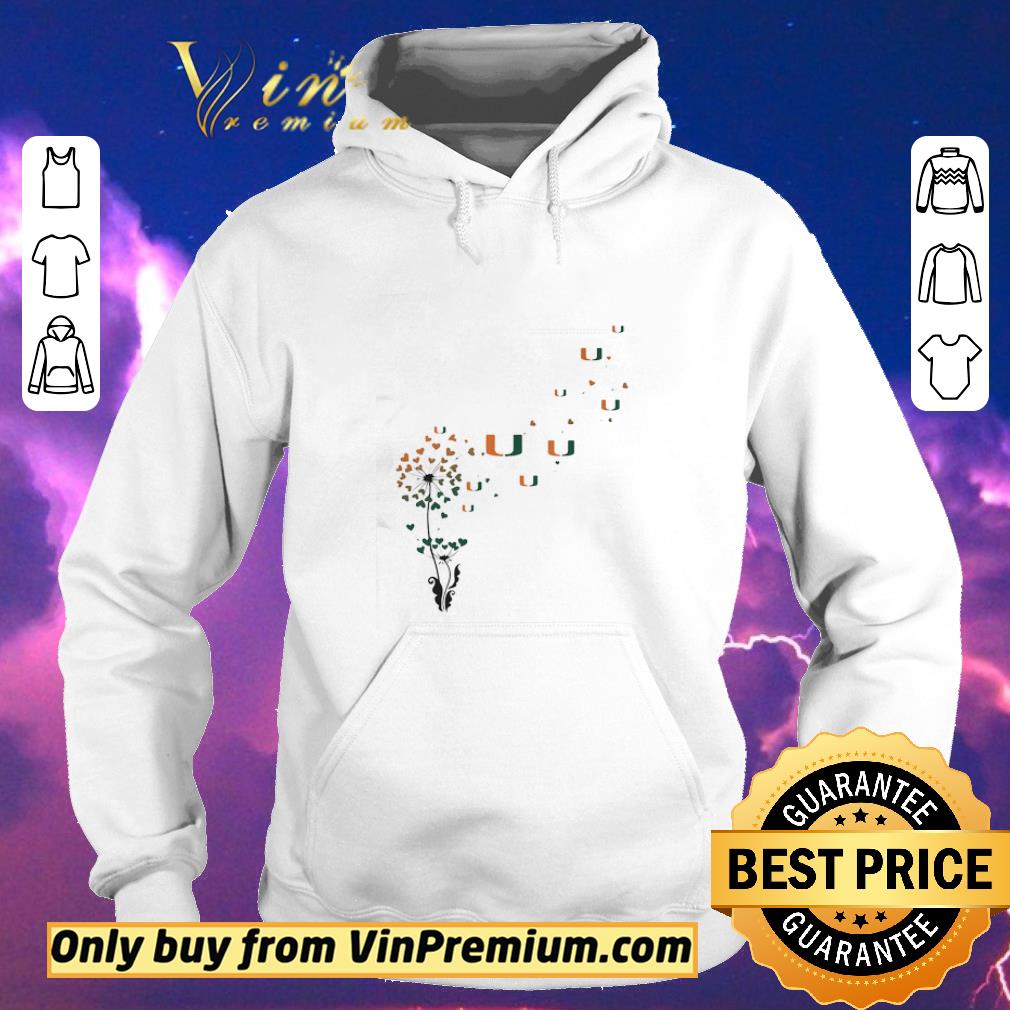1998236a awesome dandelion flower miami hurricanes football hearts shirt sweater 4 - Awesome Dandelion flower miami hurricanes football hearts shirt sweater
