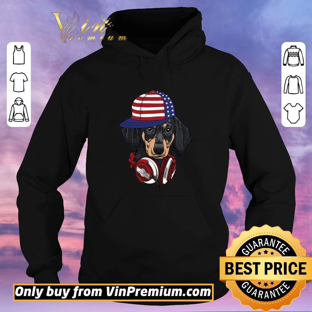 Awesome 4 Of July Dachshund Listening Music shirt sweater 1a879219 awesome 4 of july dachshund listening music shirt sweater 4 - Awesome 4 Of July Dachshund Listening Music shirt sweater