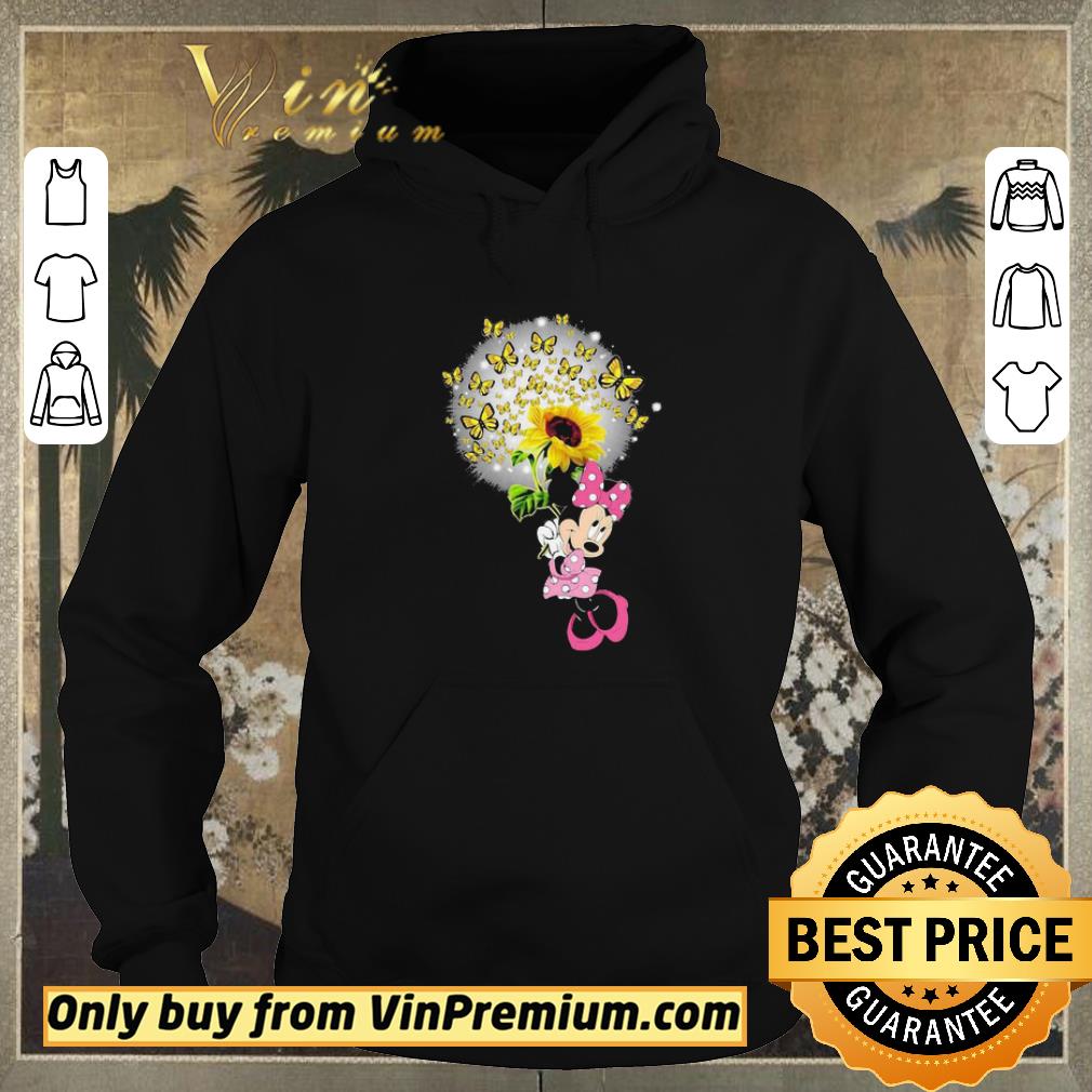 Premium Disney minnie mouse holding sunflower butterflies shirt sweater 1b591a13 premium disney minnie mouse holding sunflower butterflies shirt sweater 4 - Premium Disney minnie mouse holding sunflower butterflies shirt sweater
