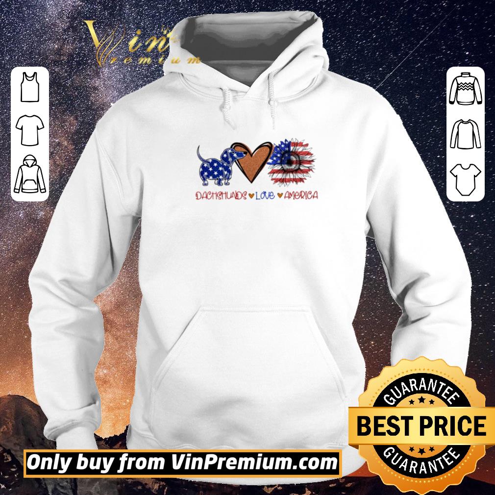 1d49d62d top dachshunds love america sunflower 4th of july shirt sweater 4 - Top Dachshunds love America Sunflower 4th of July shirt sweater