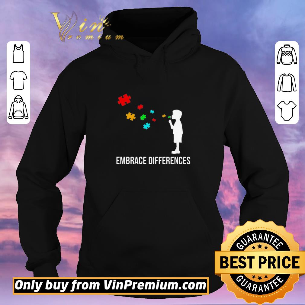 252fc58b top autism awareness boy embrace differences shirt sweater 4 - Top Autism Awareness Boy Embrace Differences shirt sweater