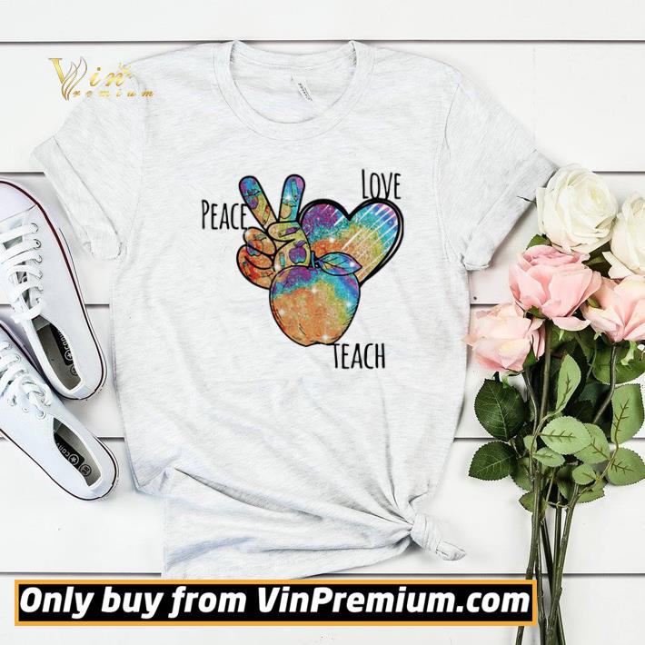 2595f320 peace love teacher apple diamond shirt sweater 4 - Peace love teacher apple diamond shirt sweater