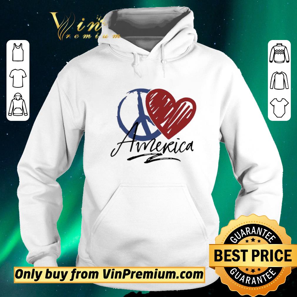 26a76610 nice peace love american flag shirt sweater 4 - Nice Peace Love American Flag shirt sweater