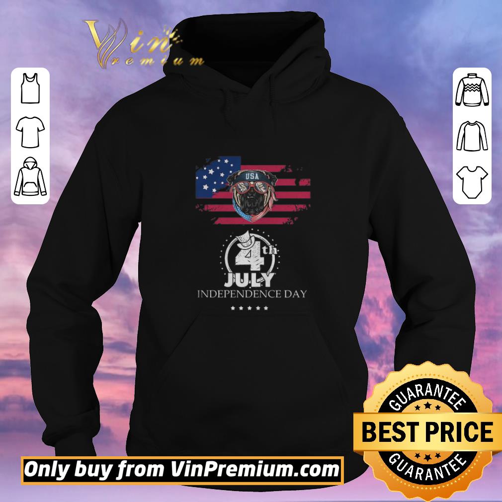 2cc079a7 official pug american flag usa 4th july independence day shirt sweater 4 - Official Pug American Flag USA 4th July Independence Day shirt sweater