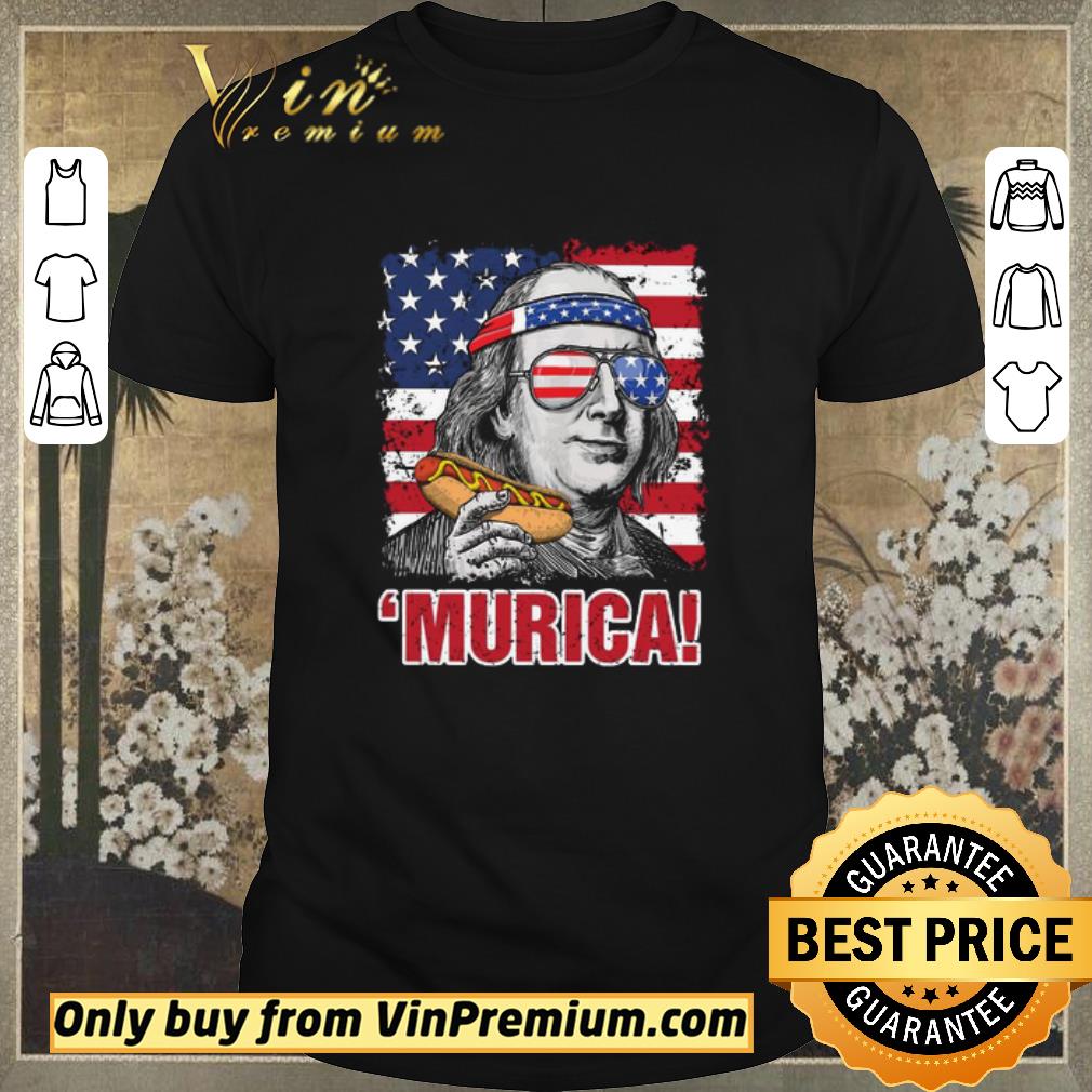 Funny George Washington HotDog Murica American flag shirt sweater