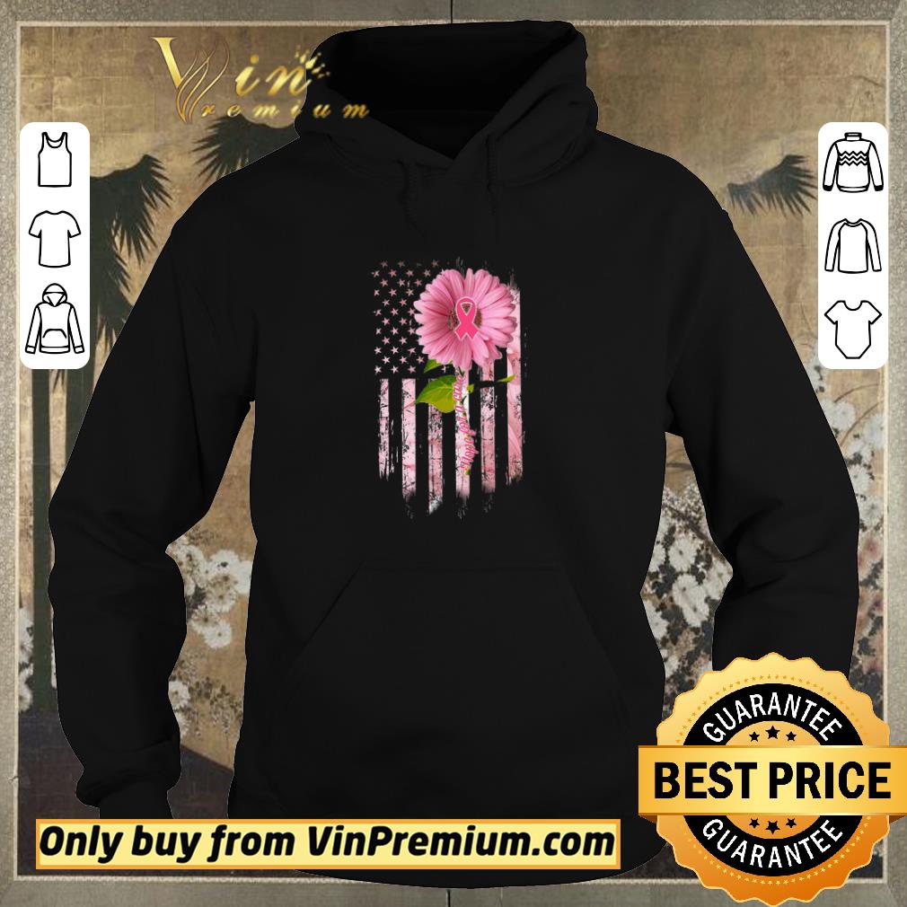 35314859 top pinky flower us flag breast cancer hope for a cure shirt sweater 4 - Top Pinky Flower Us Flag Breast Cancer Hope For A Cure shirt sweater