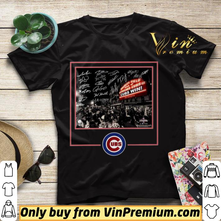 Wrigley Field Home of the Chicago Cubs Cubs Win signatures shirt sweater 3547a962 wrigley field home of the chicago cubs cubs win signatures shirt sweater 4 - Wrigley Field Home of the Chicago Cubs Cubs Win signatures shirt sweater