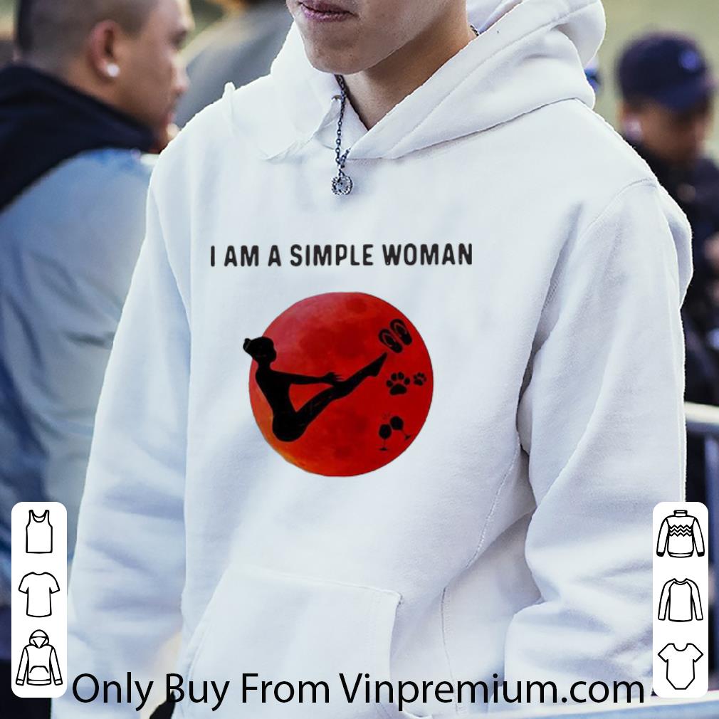 36b4e76a awesome i am a simple woman yoga flip flop paw dog wine shirt 4 - Awesome I Am A Simple Woman Yoga Flip Flop Paw Dog Wine shirt