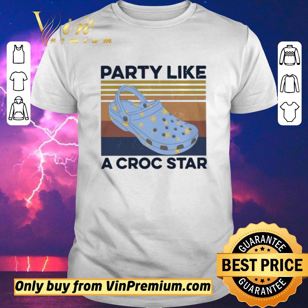 Awesome Party Like a Croc star vintage shirt