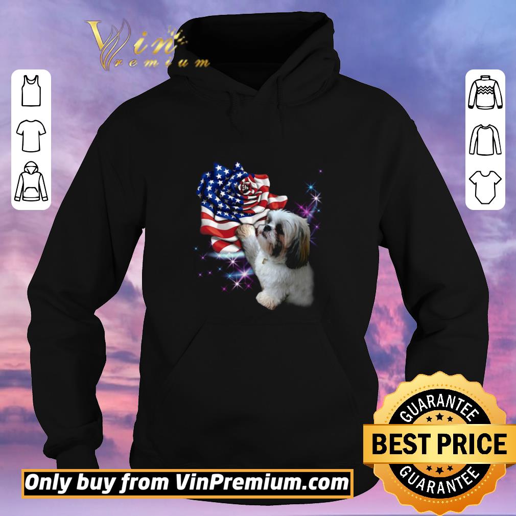 Funny Shin Tzu Rose American Flag Happy 4th Of July shirt sweater 4018f34e funny shin tzu rose american flag happy 4th of july shirt sweater 4 - Funny Shin Tzu Rose American Flag Happy 4th Of July shirt sweater