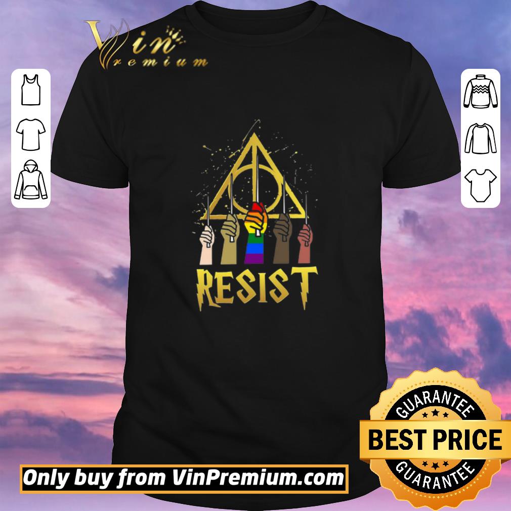 Funny The Fist Lgbt Resist shirt sweater