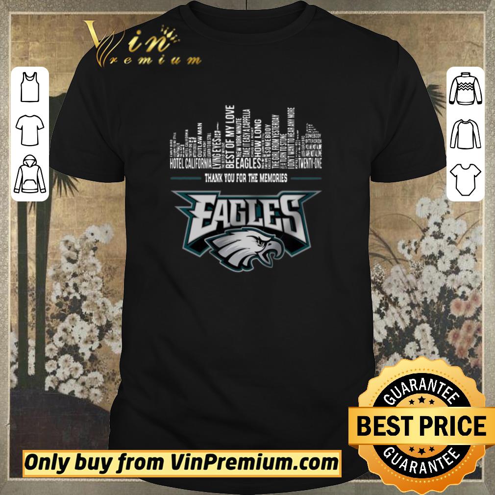 Nice Thank You for the memories Philadelphia Eagles shirt