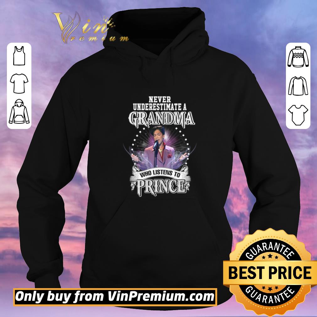 433fdaf7 funny never underestimate a grandma who listens to prince shirt sweater 4 - Funny Never underestimate a grandma who listens to Prince shirt sweater