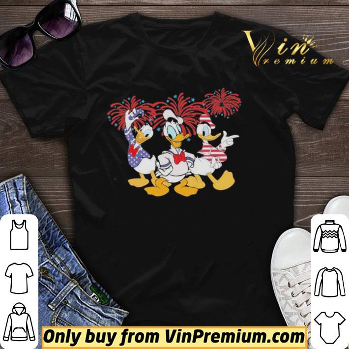 Donald Duck happy the 4th of July Merica shirt sweater