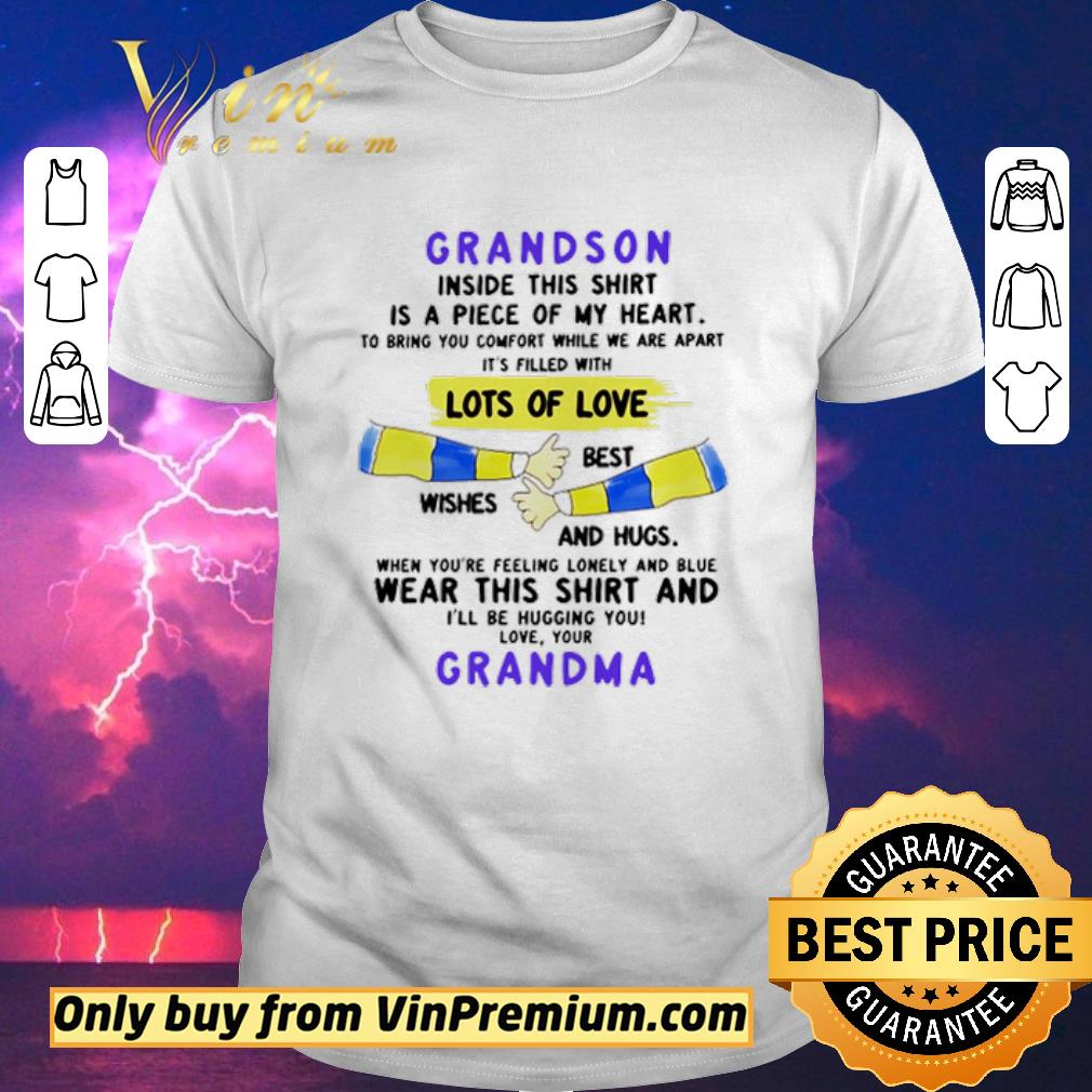 Official Grandson inside this is a piece of my heart shirt sweater