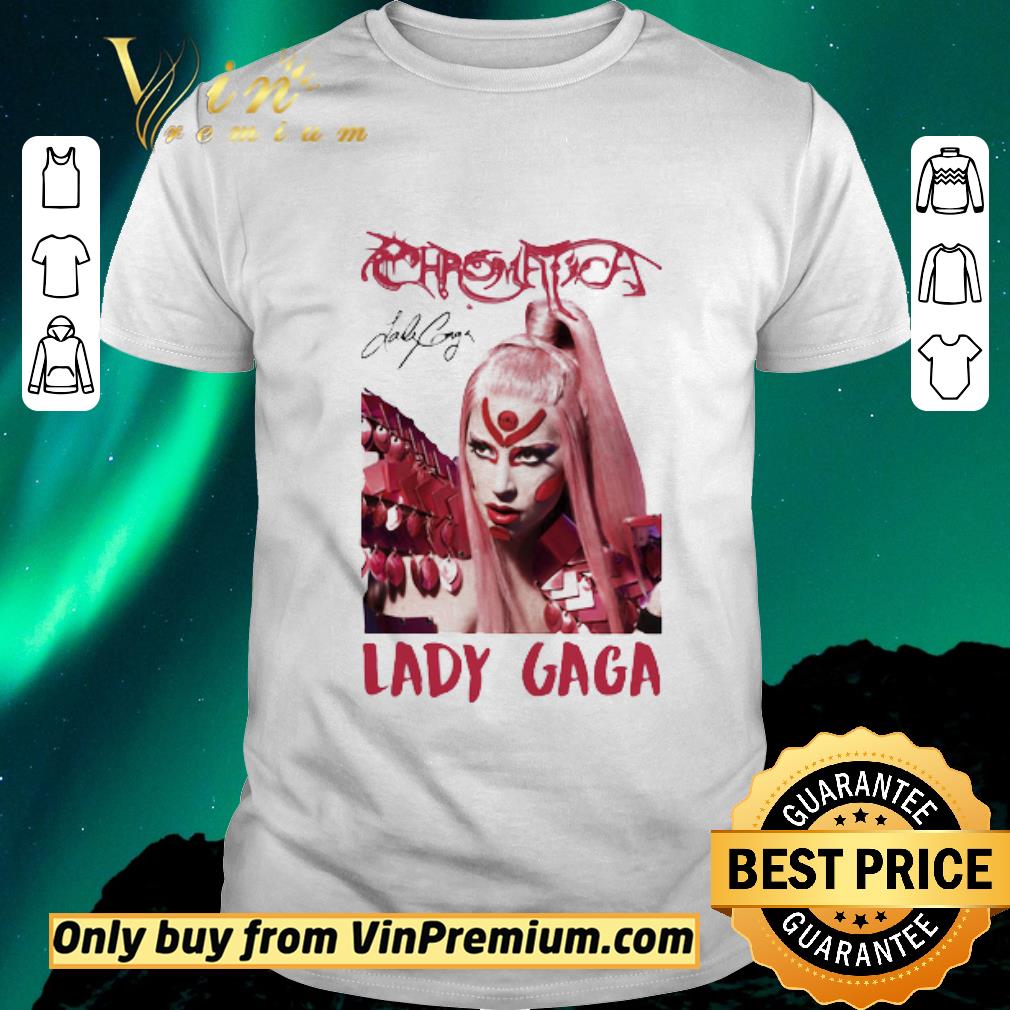 Official Lady Gaga Chromatica Album Signature shirt sweater