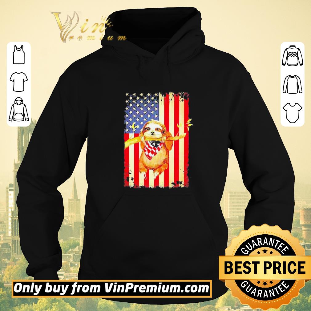 4ac205e9 pretty independence day sloth shirt 4 - Pretty Independence Day Sloth shirt