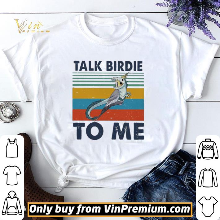 Bird Talk birdie to me vintage shirt sweater