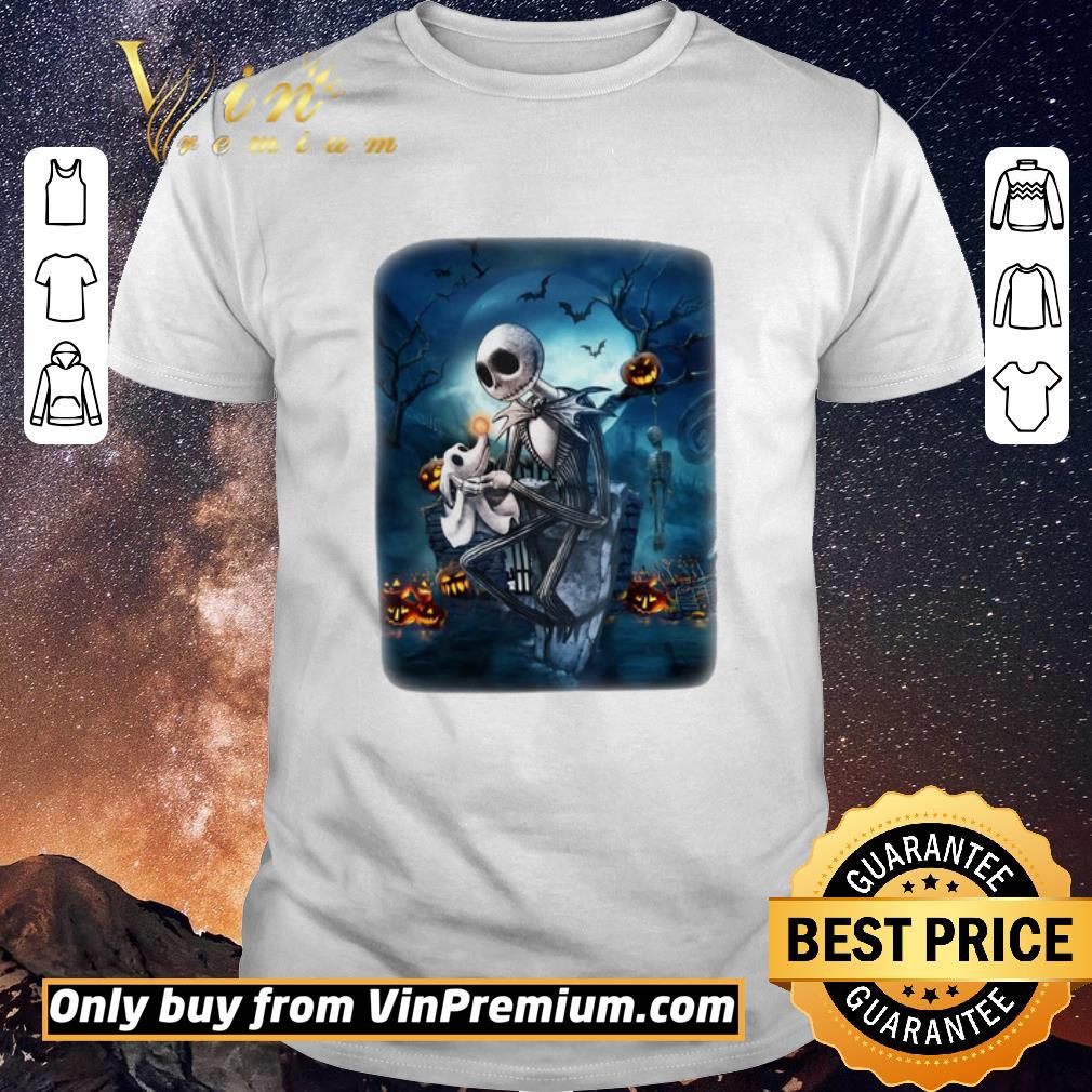 Funny Jack Nightmare Hug Zero Happy Halloween shirt sweater