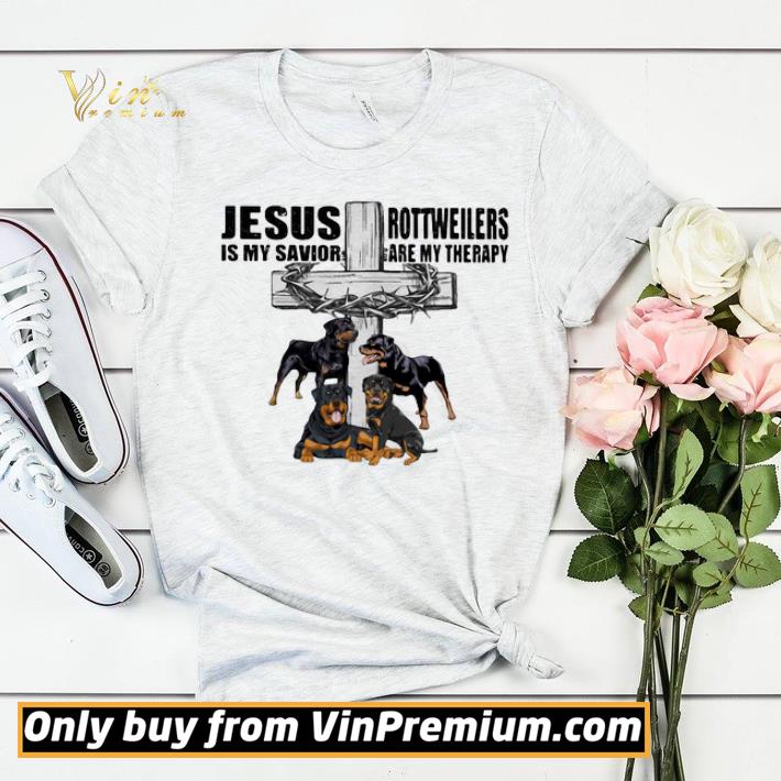 Jesus Is My Savior Rottweilers Are My Therapy Cross Crown Of Thorns Dog shirt sweater 4f36f286 jesus is my savior rottweilers are my therapy cross crown of thorns dog shirt sweater 4 - Jesus Is My Savior Rottweilers Are My Therapy Cross Crown Of Thorns Dog shirt sweater