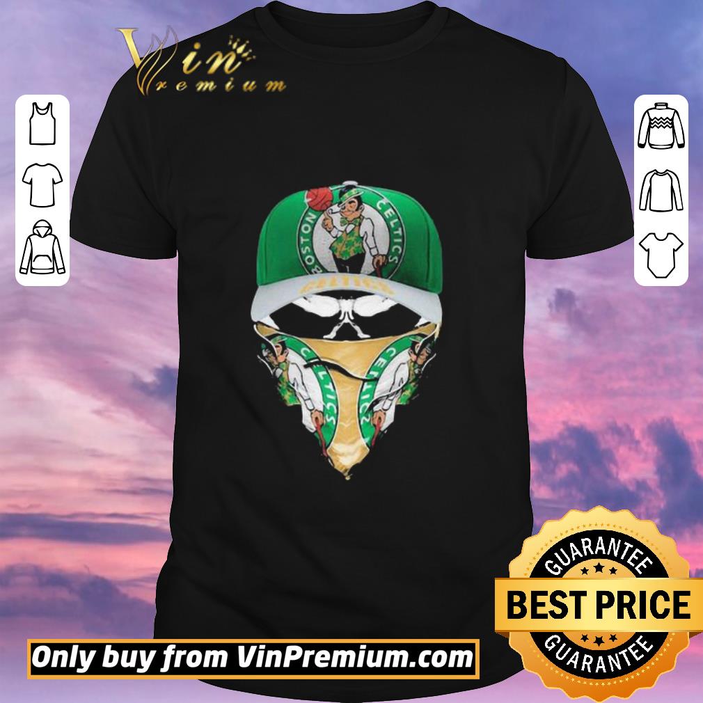 Funny Skull mask boston celtics basketball shirt sweater