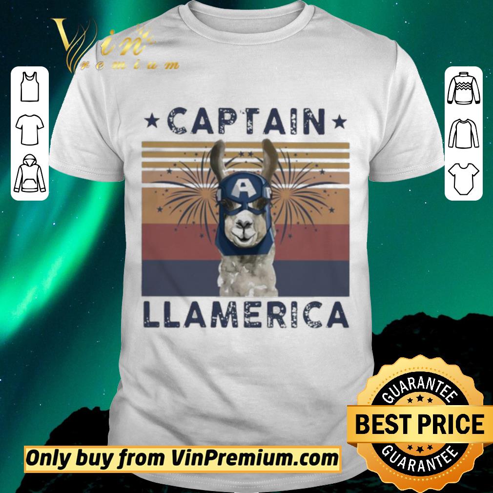 Hot Captain America Llamerica vintage shirt sweater