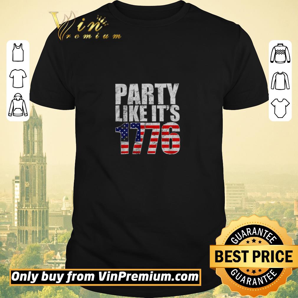 Awesome Party Like It's 1776 American Flag shirt sweater