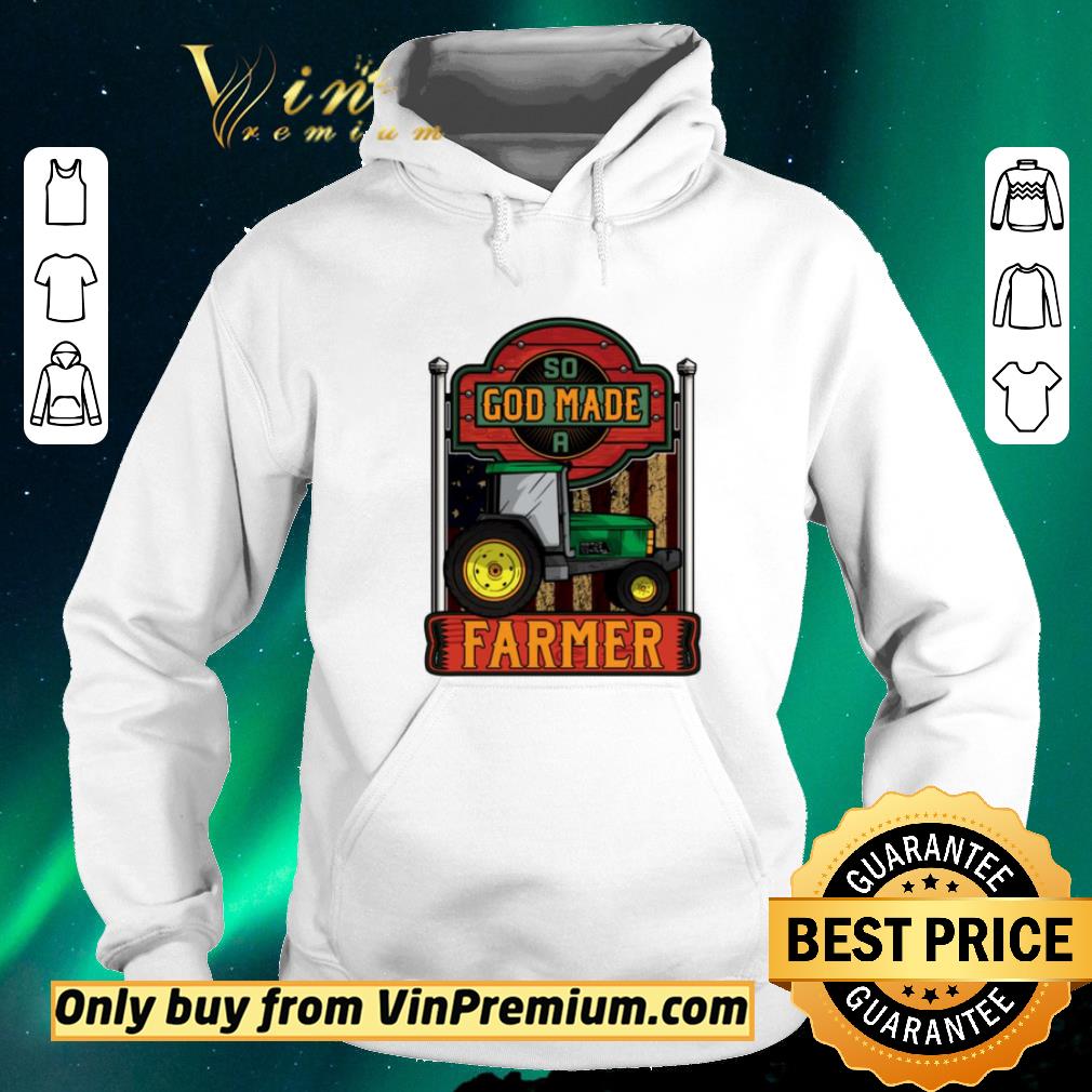 54fbae22 hot so god made a farmer print on back only plain front shirt sweater 4 - Hot So God Made A Farmer Print On Back Only Plain Front shirt sweater