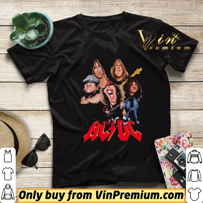 55d27ca3 acdc band hard rock members cartoon shirt sweater 4 - ACDC Band Hard Rock Members Cartoon shirt sweater